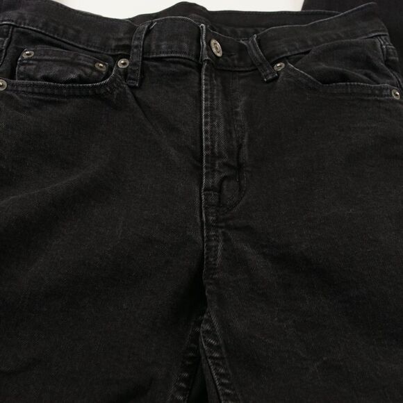 Gap Mid Rise Vintage Slim Raw Hem Black Rinse Jeans Womens Sz 27 - Picture 6 of 7